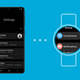 A simulated image of One UI Watch's layout